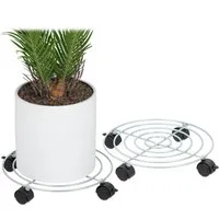 relaxdays Pflanzenroller 2er Set