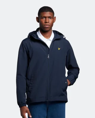 Lyle & Scott - Veste � capuche zipp�e Plus - Bleu marine