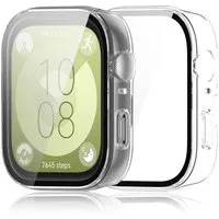 MSM Smartwatch-Hülle Hülle für Huawei Watch Fit 3 Schutzglas Display Panzerfolie Full 9H