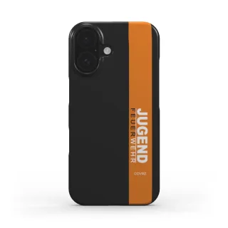 Handyhülle COVRZ | Jugend Feuerwehr | Slim Case | Schwarz | iPhone 16 15 14 13 Plus Pro Max, Samsung Galaxy S25 S24 S23 S22 S21 Ultra 5g Fe, uvm. iPhone 16