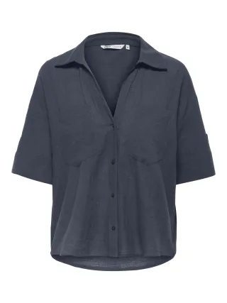 ONLY - ONLTIZANA S/S SHIRT WVN NOOS Ombre Blue - Gr. - XL