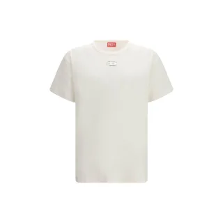 Diesel Weißes Baumwoll-T-Shirt