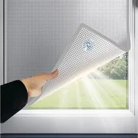 FELIXLEO Fensterfolie Sonnenschutzfolie Fenster Aluminium Isolier Fensterfolien 90x100cm