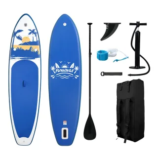 [EU Direct] FunWater 31Series Load 165kg 335cm Large Inflatable Stand Up Paddle Board Adult Surfboard Complete Paddleboa