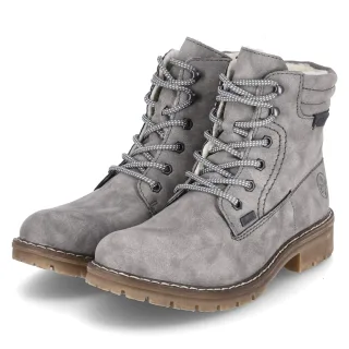 Rieker Winterstiefeletten  Grau - Gr. 36 -  Textil