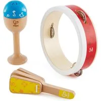 Hape Spielzeug-Musikinstrument Junior Perkussion Set