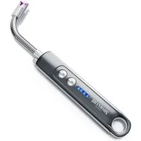Brandson Feuerzeug elektrisch, Lichtbogen Stabfeuerzeug USB aufladbar (1-St), Kerzenanzünder für Küche, Kerzen, Gasherde, Grill, Kamin