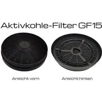 NEG Aktivkohlefilter NEG Aktivkohlefilter-Set GF15 (2 Stück) für NEG15-, Zubehör für NEG15-AT, Drehfix-Verschluss