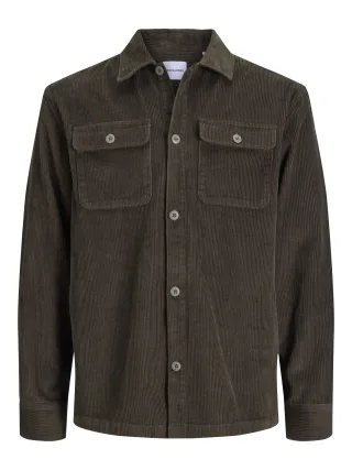 JACK&JONES - JJEREGENT CORD OVERSHIRT LS SN Rosin - Gr. - L