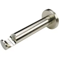 Liedeco Gardinenstangenhalter Träger, Auflageträger 1-läufig "France" - 1 Stück, Vorhangstangen, Gardinenstangen, (1-St), Halter, Träger für Stangen, Rohre 20 mm