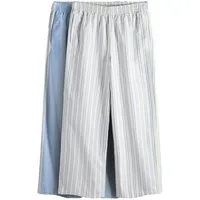 The Set Schlupfbluse The Set Hosen, weites Bein und Streifen, 2er-Pack (2-tlg)