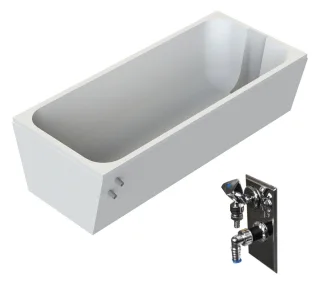 Neuesbad Wannenträger für mit WA 160x75 Var.II SW88009