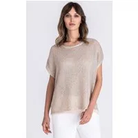 TUZZI Strickpullover mit Glanzeffekt
