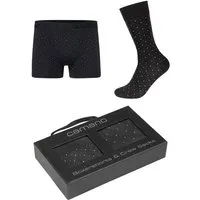 Camano Businesssocken Socken und Boxershorts Geschenkset comfort (1 Paar Socken & Boxer) mit elastischem Bund