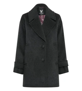 Fuchs Schmitt - Wolljacke anthrazit - Gr. - 46