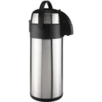 Haushalt International Getränkespender Thermoskanne 5,0l Pumpkanne Kaffee Getränkespender Airpot Isolierkanne