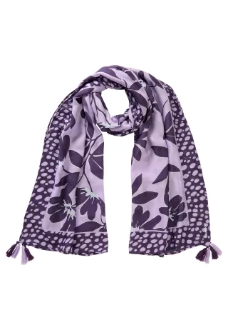 Olsen - Scarf Woven purple rose - Gr. - 00