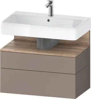 Duravit Qatego Waschtischunterbau wandhängend Basalt Matt 790x470x590 mm - QA4394055430000 QA4394055430000