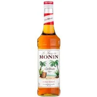 MONIN Getränke-Sirup, Monin Carribean Sirup Rum Geschmack ohne Alkohol 700ml