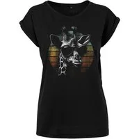 Youth Designz Print-Shirt "Retro Giraffe" Damen T-Shirt als Statement oder Geschenk Frauen Motiv mit stylischen Retro Aufdruck für Frauen