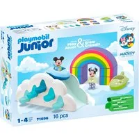 Playmobil® Mickys & Minnies Wolkenhaus (71696), JUNIOR & Disney Konstruktions-Spielset, (16 St), Made in Europe