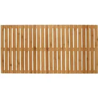 WENKO Saunabodenrost, Höhe 23 mm, Bambus, rechteckig, Bambus, 50 x 100 cm