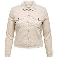 ONLY CARMAKOMA Jeansjacke CARWESPA COLOUR DENIM JACKET DNM Baumwollmischung