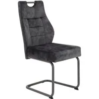 HELA Esszimmerstuhl Linda S Schwingstuhl (Set, 1 St), mit Taschenfederkern Sitz, mit 140KG belastbar, Freischwinger
