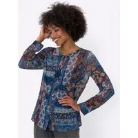 heine Klassische Bluse Druckbluse Langarm