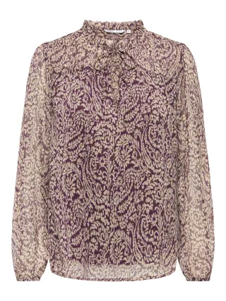 ONLY - ONLDITSY L/S BLOUSE WVN NOOS Bracken - Gr. - L