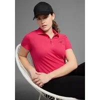KangaROOS Poloshirt Kurzarm, unifarben, Polokragen, aus Baumwolle, große Größen