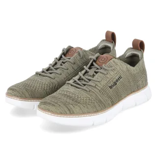 Bugatti Halbschuhe  Grün - Gr. 41 -  Textil