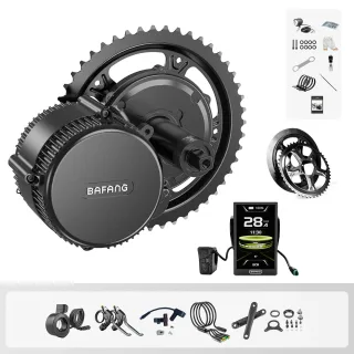 [EU DIRECT] BAFANG BBS01B 36V 350W Mid-Motor Conversion Kit Electric Bike Kits with C010 Display Screen 36/42/44T Chainw