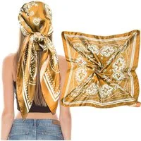 Zaewry Halstuch 90x90cm Kopftuch Bandanas Haartuch für Damen