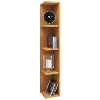 VCM Standregal Honsa 97x15x17cm, 1-tlg., Holzregal stehend, CD DVD Aufbewahrung