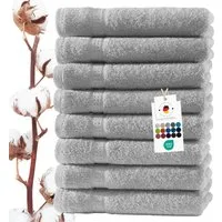 Carpe Sonno Handtuch Set 50x100 cm 100% Baumwolle Handtücher Set 500 g/m2 Frottier Handtuchset, Frottier (Spar-Set, 8-St), Extra Soft & Weich, Saugfähig, Schwer, Atmungsaktiv, schnell trocknend