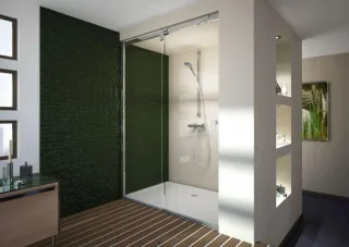 Hoesch Duschabtrennung Muna 2000 rechts für Nische Everclean 9228320.101401