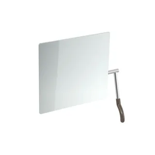 Hewi Kippspiegel 802.01.100R84 725x741x73mm, Hebel rechts, umbra