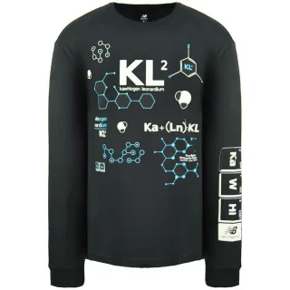 Neue Balance KL2 -Elemente des Spiels Langarm Dunkelgrau Herren Top MT03596 PHM