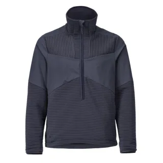 MASCOT Herren Fleecepullover mit kurzem Reißverschluss und Futter CUSTOMIZED Schwarzblau S - 22005-681-010-S