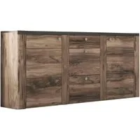 OTTO home Sideboard Larona, zeitlose Kommode mit 2 Türen, 3 Schubkästen, Türkommode, Höhe 84 cm, viel Stauraum, Anrichte mit dekorativer Rahmenoptik