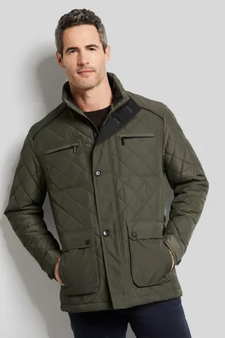 Bugatti Herren Jacke im Rautenstepp