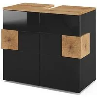 Vicco Waschbeckenunterschrank Eden, Anthrazit/Artisan-Eiche, 73 x 64 cm (1-St)