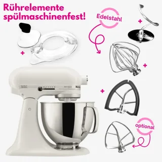 KitchenAid Profi Power-Set: KitchenAid Artisan Küchenmaschine 4,8 L...