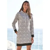 LASCANA Sweatkleid mit Kapuze und seitlichen Eingrifftaschen, Loungewear