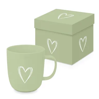 Henkelbecher HEART GREEN