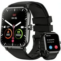 ibettertec 2026 Smartwatch Damen Herren mit 1,83 Zoll HD-Touchscreen, wasserdicht Smartwatch (22 cm Armband cm) Spar-Set