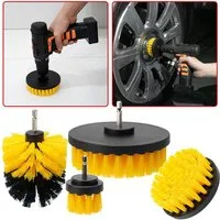 Casativo Reinigungsbürsten-Set Reinigungsbürsten-Set für Akkuschrauber Bürstenaufsätze für Bad Auto, (4-tlg., 4er-Set & 8er-Set), 4 Größen: Ø 50 x 75, 100 x 70, 120 x 75 & 90 x 130 mm