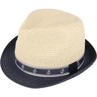 MAXIMO Strohhut KIDS BOY-Trilby Anker (1-St)