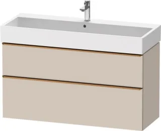 Duravit D-Neo Waschtischunterbau wandhängend Taupe Matt 1184x442x625 mm - DE4375004910000 DE4375004910000